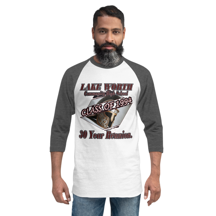 L-Dub 30 Year 3/4 sleeve raglan shirt