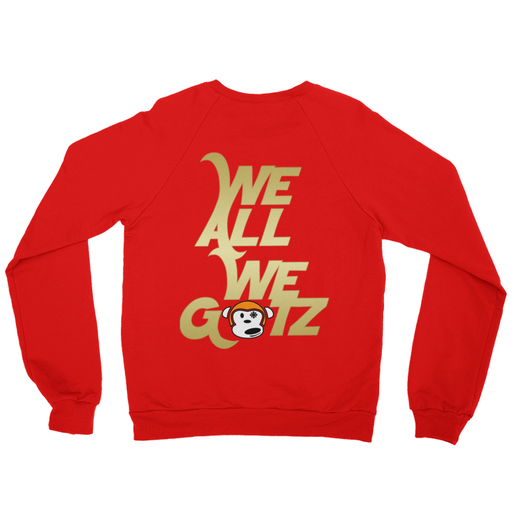 Monkey Bidnezzz WAWG Raglan sweater