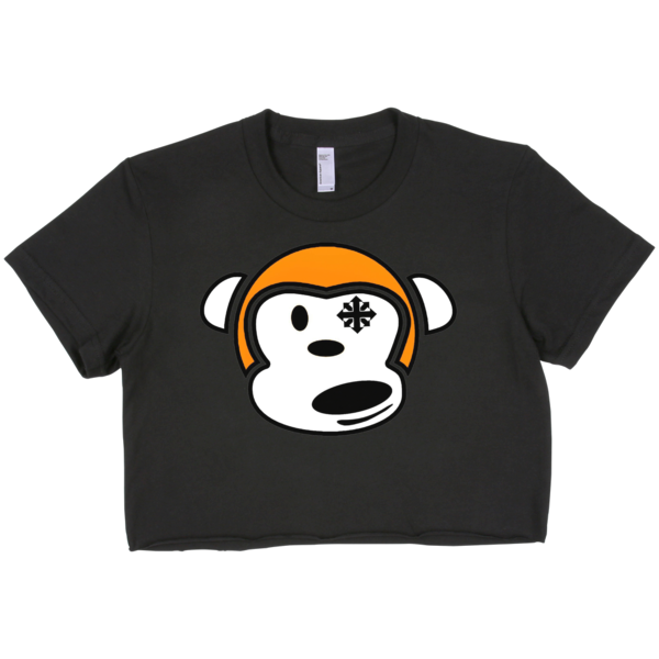 Kaotic Klothing Monkey S-XL Short sleeve crop top