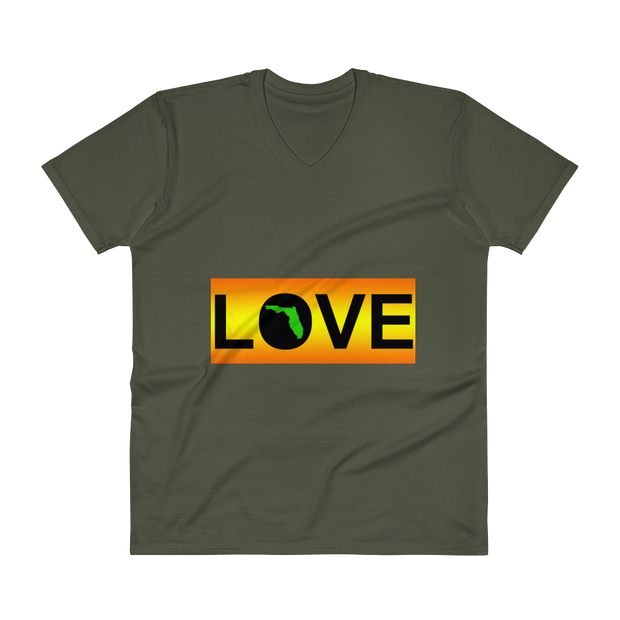 Kaotic Love Florida V-Neck T-Shirt